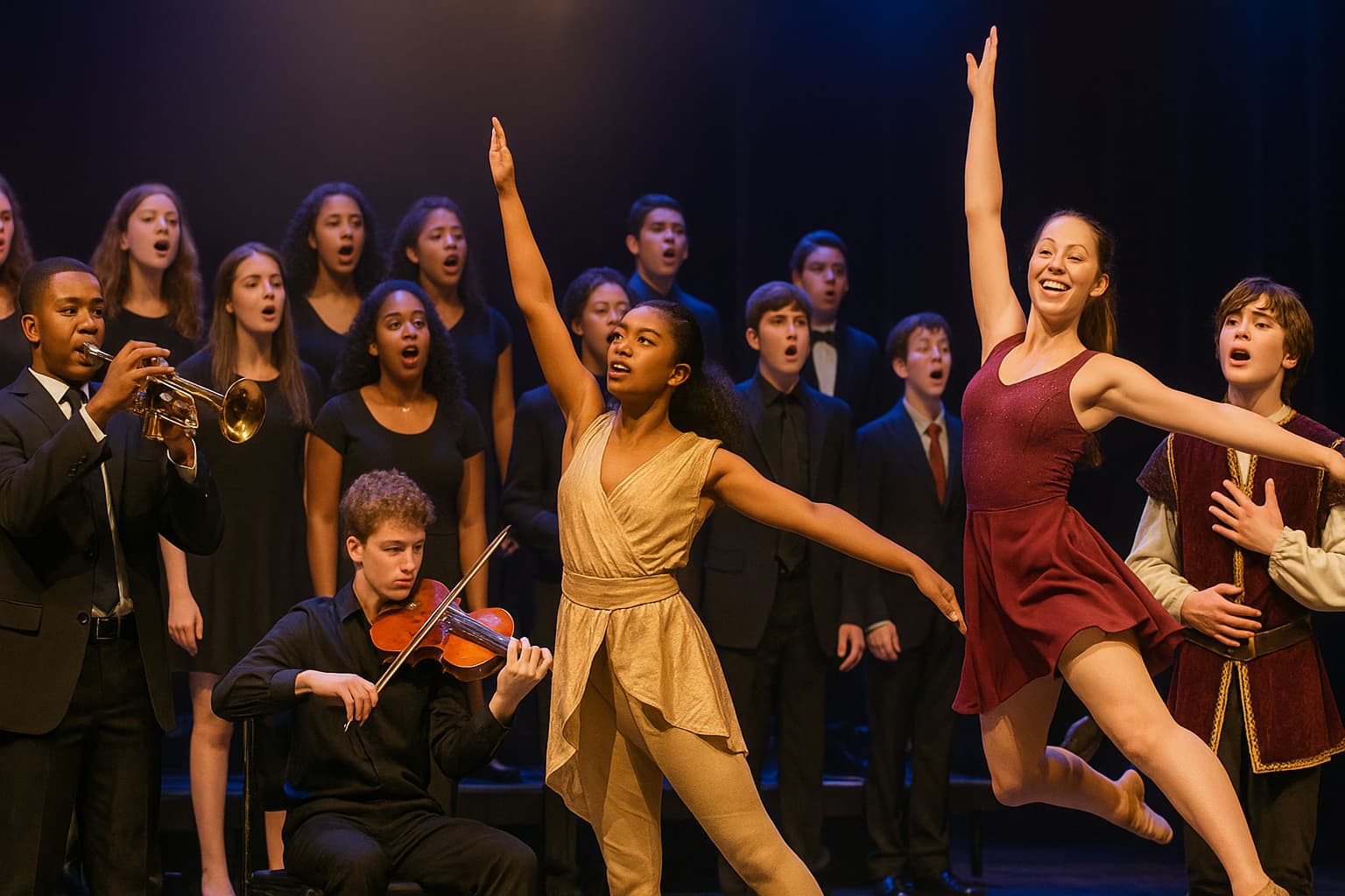 Performing arts students